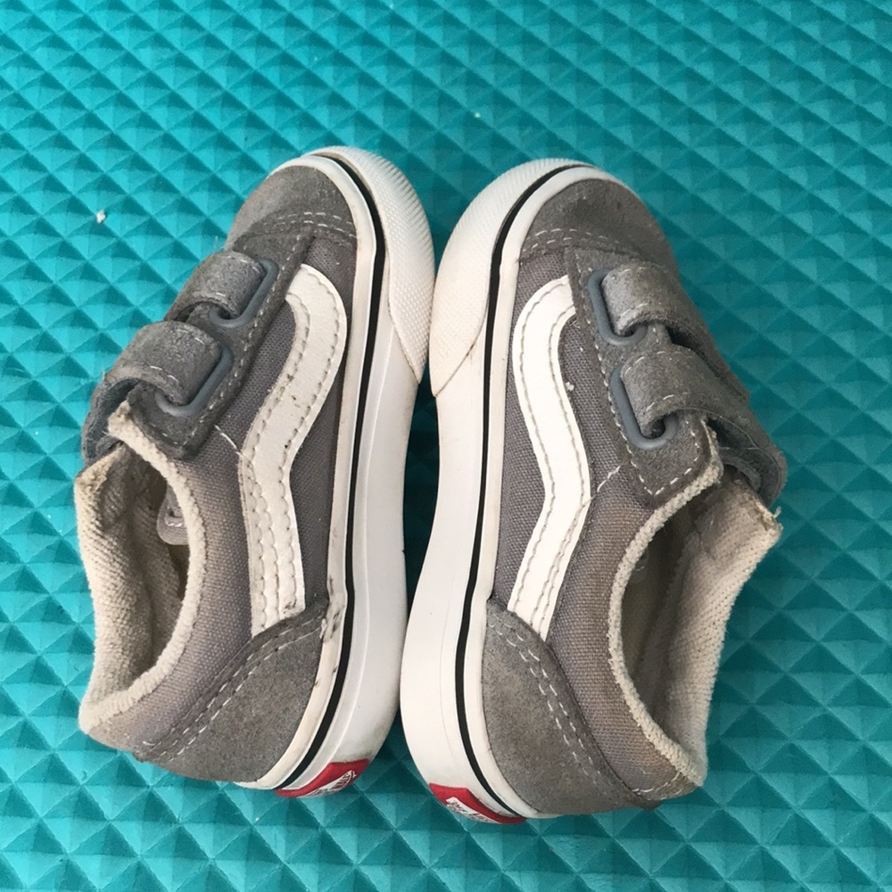 VANS Old Skool Baby Boy Doble Strap Suede Upper Shoes | 5 - Picture 9 of 11